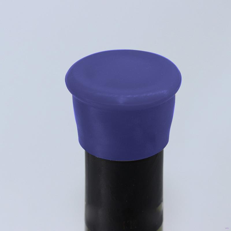 Wine Stopper Silicone Dust-proof Wine Bottle Cap Leak-proof Fresh Keeping Bottle Cork Kitchen Utensils 6