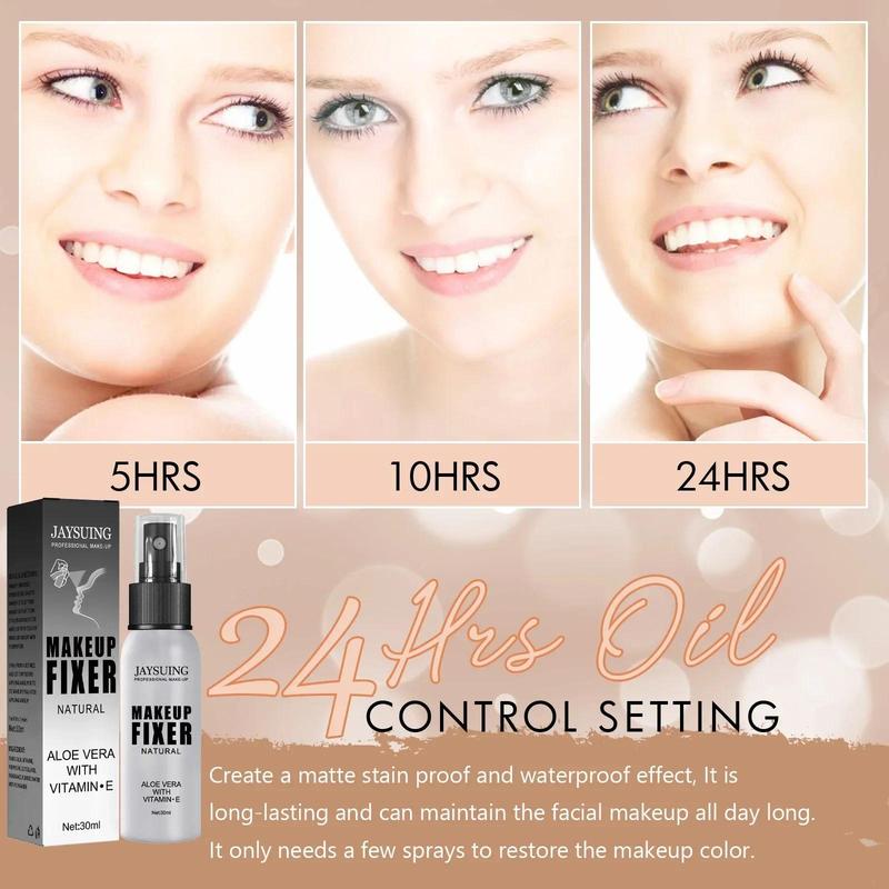 Product Introduction of Makeup Setting Spray Matte Finish Long Lasting Oil Control Refreshing Hydrate Foundation Fixer Lightweight Waterproof Cosmetics 22