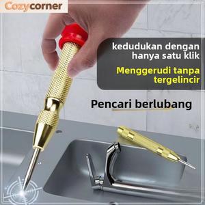 Penebuk Pusat Spring-Loaded Automatik, Pencari Ketepatan Kekerasan Tinggi, Sesuai untuk Logam dan Kaca Hardware