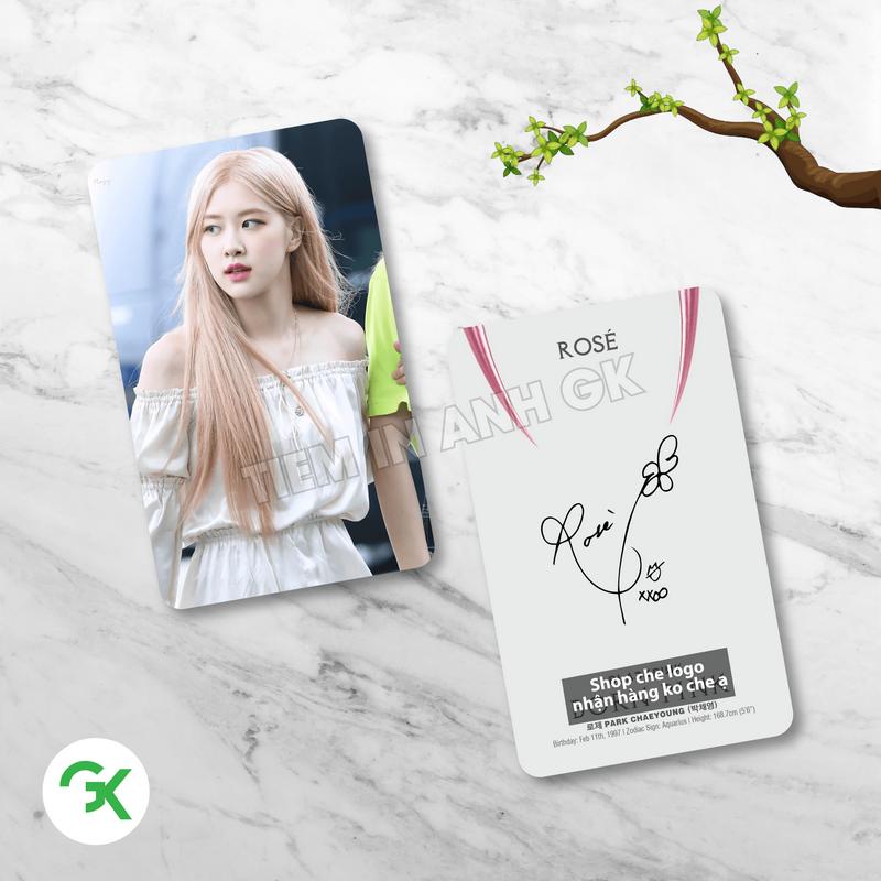 Photocard ROSE - Park Chaeyoung - Rosie - Pasta - BLACKPINK- Size 5.5x9cm Part 1