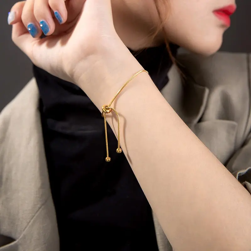 Gelang Tangan Wanita Serut Polos Gl182 1