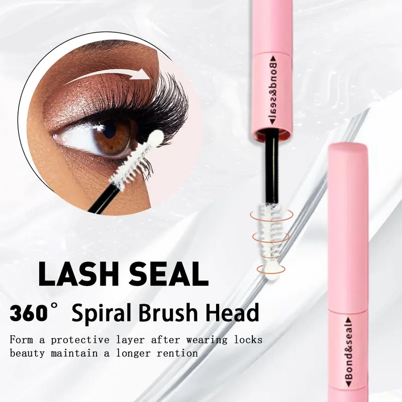 Double-ended Bond and Seal, Long-wearing Waterproof Seal and Bond Lash Glue, Latex-free & Non-irritating for Sensitive Eyes, Glue 3