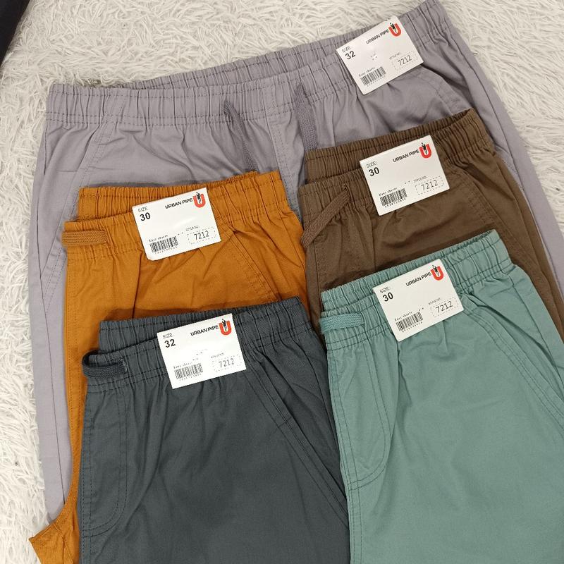 Product Introduction of CHINO Shorts BUNDLE 5pcs Knee Length Urban Pipe Cotton Lingerie Casual Menswear Fashion Mid Plain Human Stylish mid waist Set Tropical Beige long 12