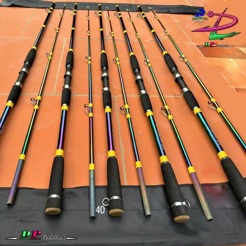 cần câu hai khúc bạo lực Dragon Fruit Titan 7 MÀU máy đứng .!!!