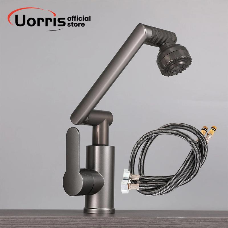 Vòi nước nóng lạnh 360 độ linh hoạt 2 loại bồn rửa theo phong cách rock,vòi nước lạnh và nóng, vòi xoay