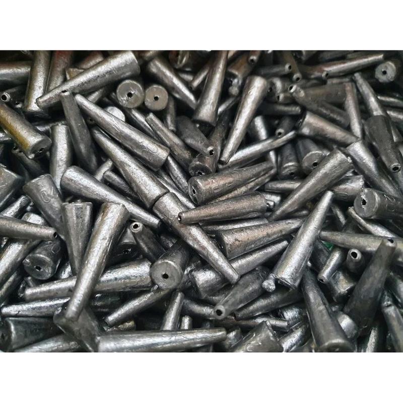 1kg(1000g) Chì Câu Cá Xuyên Tâm Câu Sông 5g Đến 200g Đi Câu