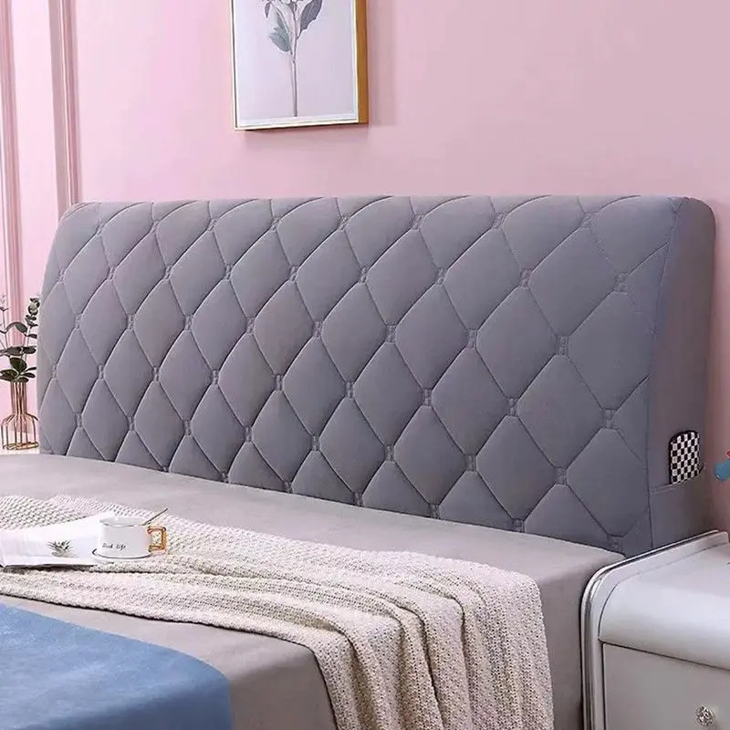 Tấm Che Giường Toàn Thân, Nhung Cao Cấp, Dày, Túi Mềm, Thiết Kế Đơn Giản Và Hiện Đại, Thích Hợp Che Bụi Đầu Giường, Tấm Che Đầu Giường, Vỏ Đệm Giường Gỗ
