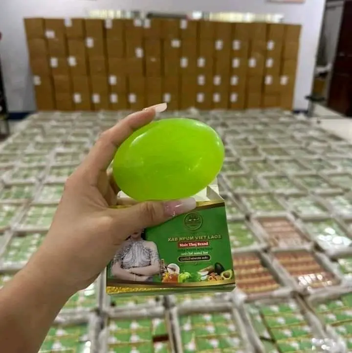 xà bông Việt Lào bản mới
