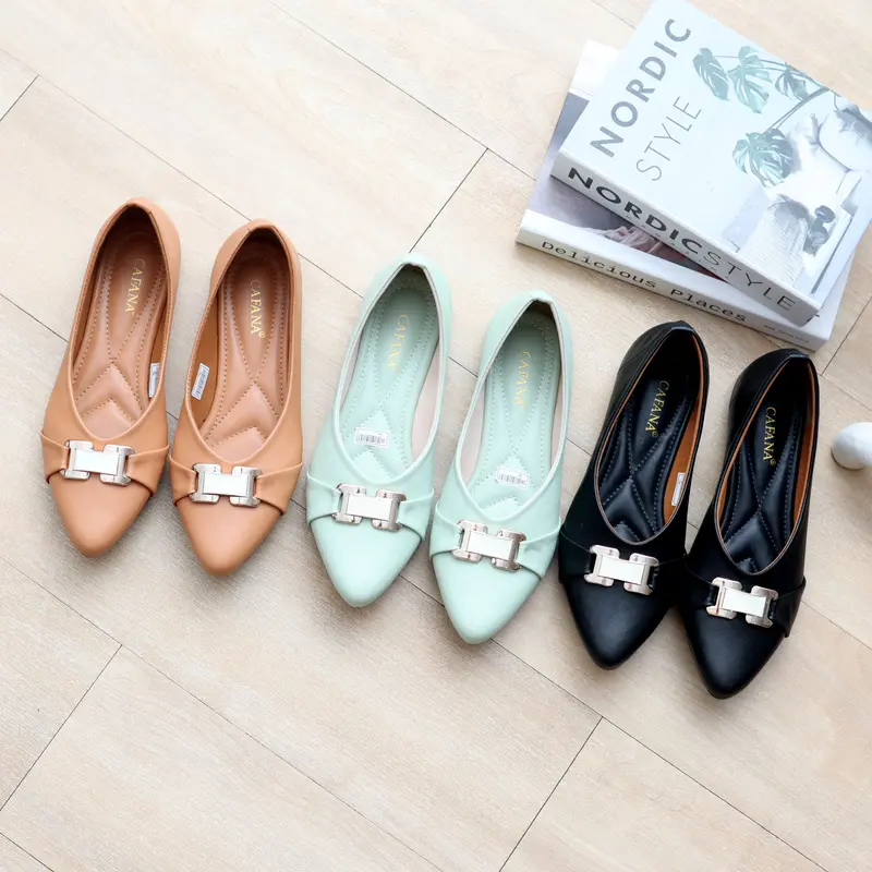 Cafana Sepatu Flatshoes Wanita Sabrina SDB501 Shoes Karet 4