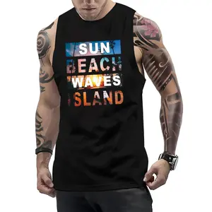 28*30 New American Youth Tank Top Men's Summer Outwear Basketball Sports Tank Top Fashion Vest Print Sleeveless T-shirt