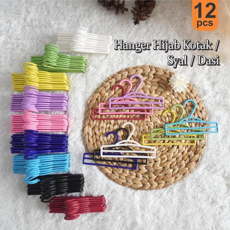 ACEH.ANG 131526  Hanger Jilbab Kotak / Gantungan mini Kerudung Syal Dasi (Plastik Tebal) 0