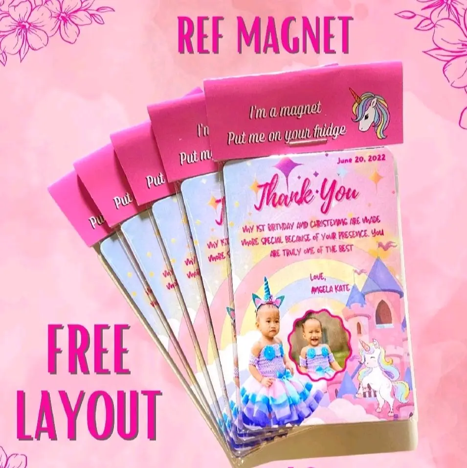 10pcs/15pcs Ref Magnet Souvinir for all occassion personalized refmagnet/atm/credit card size Decor