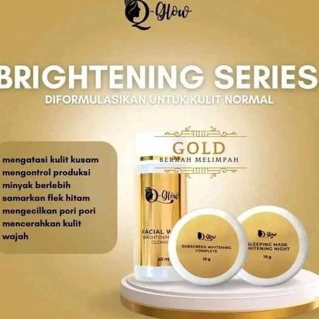 Q GLOW SKINCARE ORIGINAL BPOM PAKET Q-GLOW ISI 3 DAN 4 Mencerahkan 4