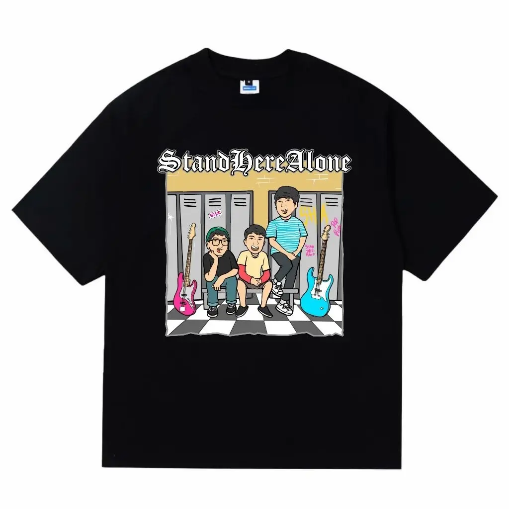 KAOS SHA METAFORA BAJU KAOS DISTRO STAND HERE ALONE