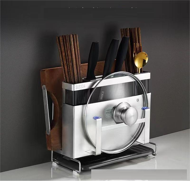 Kệ Để Dao Thớt Đa Năng Inox 304 Nhà Bếp Cao Cấp SSGP