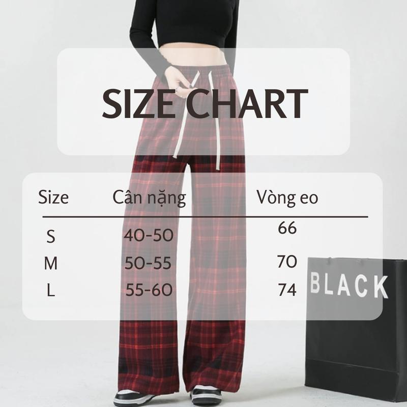 Product Introduction of Quần Kẻ Caro 2025 – Cạp Cao Tôn Dáng, Ống Rộng Thoải Mái, Lưng Chun Co Giãn, Vải Dạ Dày Dặn Phong Cách Ulzzang 0