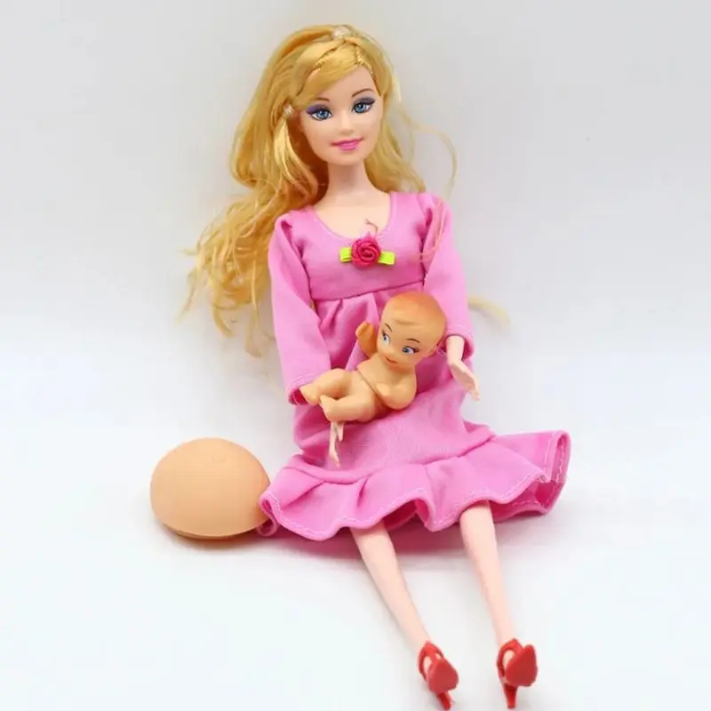 Boneka Berbi Hamil Mainan Anak Dolls Toys 0