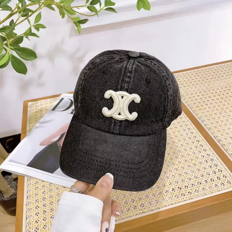 Mũ Bóng Chày Denim, Phong Cách Cổ Điển Mới, Mũ Lưỡi Trai, Mũ Chống Nắng, Dành Cho Nam Và Nữ, Có Thể Điều Chỉnh, Dễ Phối Đồ