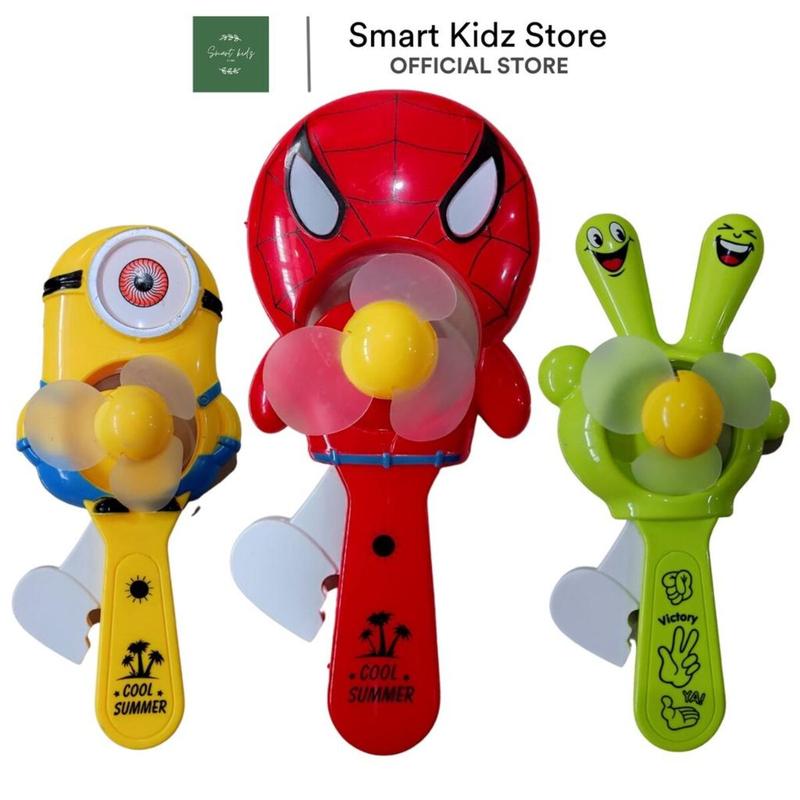 Product Introduction of Kipas Angin Genggam Tangan Manual Tekan Karakter Tanpa Baterai 6
