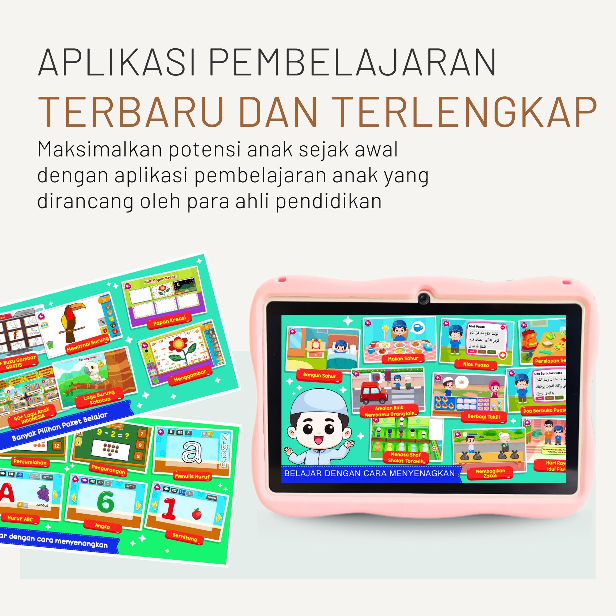 SMARTBERRY Smartberry Kids Study Tab B89 Plus Tablet Anak Android 4/128GB 7 Inch 2 Kamera Bluetooth Wifi Layar Jernih Aman dan Nyaman untuk Belajar SMARTBERRY Smartberry Kids Study Tab B89 Plus Tablet Anak Android 4/128GB 7 Inch 2 Kamera Bluetooth Wifi Layar Jernih Aman dan Nyaman untuk Belajar