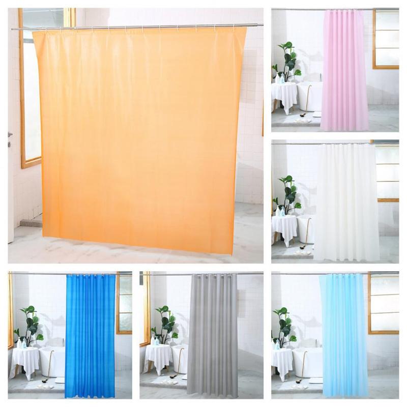Rèm Tắm Phòng Tắm, Chất Liệu PEVA, Có Móc, 180x180cm, Chống Thấm Nước, Dày Dặn, Phụ Kiện Vòi Hoa Sen Tại Nhà, [Thương Hiệu] [KQ] [Q] 2