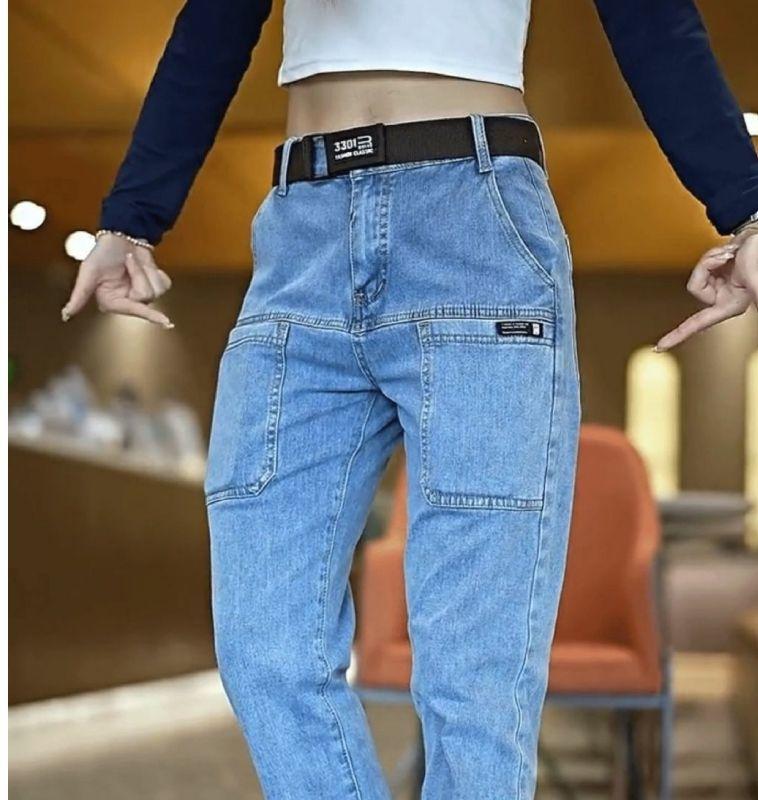 Product Introduction of Fashion men's work jeans, casual multi-pocket straight pants, thin stretch pants 6