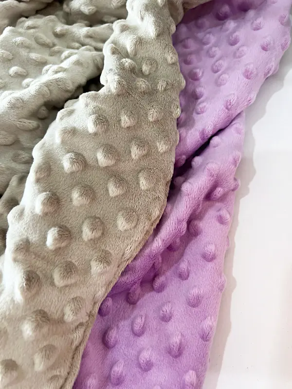 GUGUGAGA - Selimut Topi Minky Bayi | Double Sided Minky Dot Hoodie Baby Blanket | Selimut Topi Kupluk Bayi Minky Halus Newborn 4