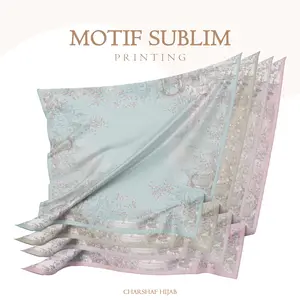 (Charshaf Hijab) - Voal Motif (CH01-CH50) Jilbab Segi Empat Sublim Muslim Soft Katun Square (Charshaf Hijab) - Voal Motif (CH01-CH50) Jilbab Segi Empat Sublim Muslim Soft Katun Square