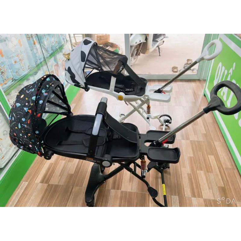 Xe đẩy nâng cấp M9 2 chiều 3 tư thế ngả sâu có giảm sóc cho bé yêu