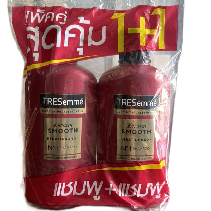 Dầu Gội Tresemme Thái Lan Màu Đỏ 370ml/Chai Cặp 2 Chai Bổ Sung Keratin Bảo Vệ Màu Sắc Phục Hồi Sợi Tóc Mới