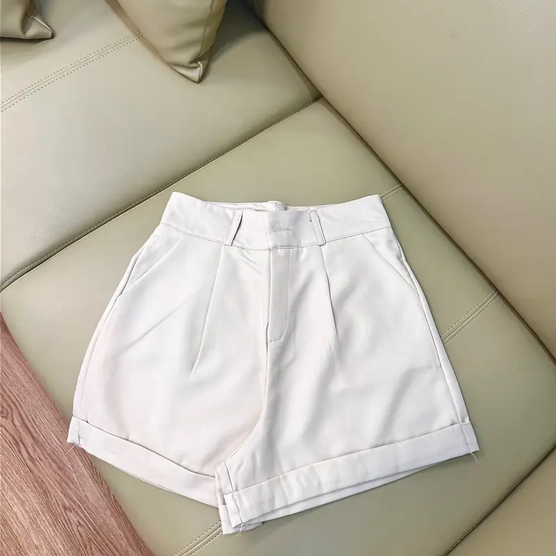[Xa kho le size]Quần short nữ gập gấu cạp cap hách dáng 3