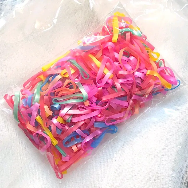 Thun cột tóc đen và nhiều màu siêu dai (gói 50g) 5