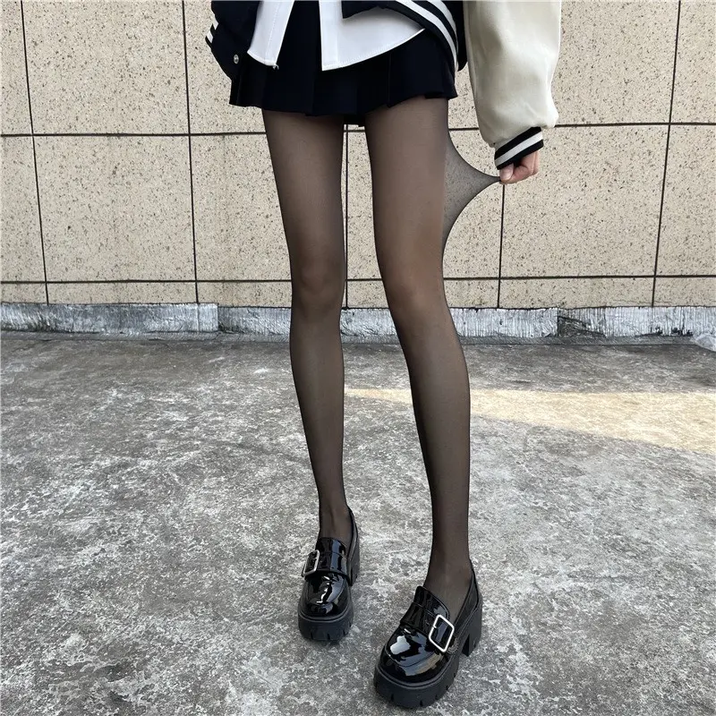 Quần Tất Che Khuyết Điểm V11 Cosplay Gợi Cảm Vớ Dài Thun Nữ Quyến Rũ La Perbra | V11 Women Ren Đen 1
