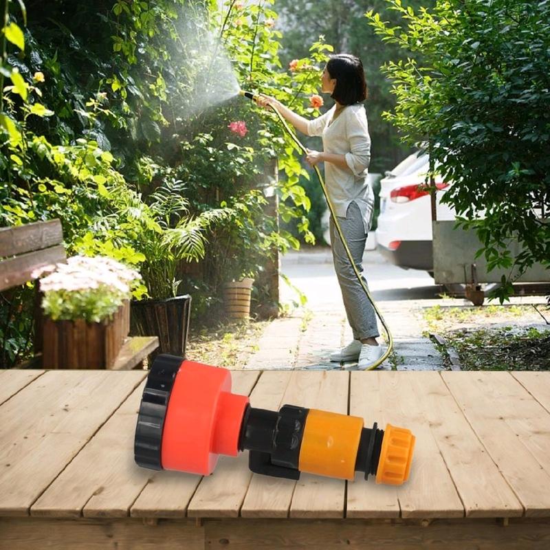 Đầu Vòi Tưới Nước bằng nhựa chắc chắn dùng để làm vườn: tưới cây, hoa, rau (dùng cho vòi nước từ D16-D21) vn không phải thiết bị thông minh voi tuoi vòi sen binh tuoi taman selang béc dây  tưới  cây  sân  vườn