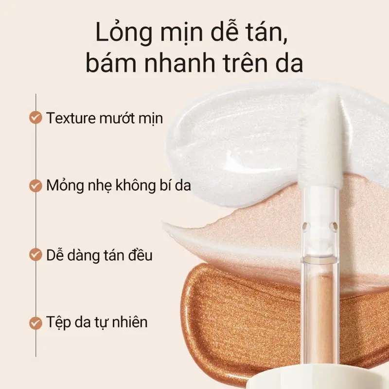 [CHIẾT] Highlight Bắt Sáng Dạng Lỏng Carslan 3D Liquid Highlighter Glitter Shimmer Face dạng chiết 4