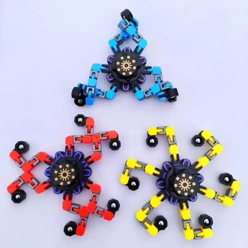 New Deformed Fidget Spinner Chain Toys for Children Antistress Hand Spinner Vent Toys Adult Stress Relief Sensory Gyro Gift 6
