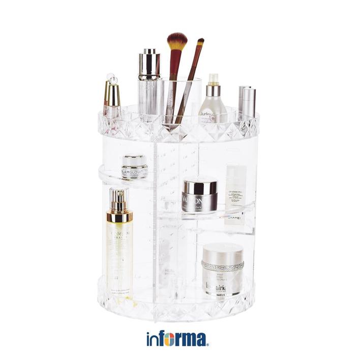 Gambar INFORMA KOTAK ORGANIZER KOSMETIK ROTATING 26X38.5 CM dari Informa Indonesia Kab. Tangerang Tokopedia