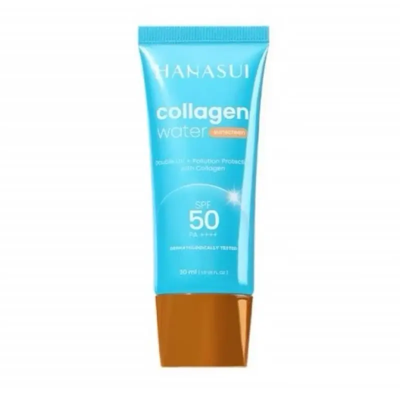 Najmio Hanasui Sunscreen Mencerahkan wajah Collagen Water Spf 50 PA +++