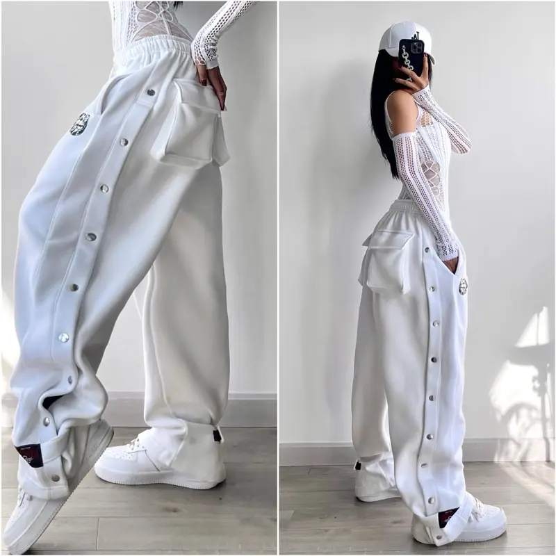 QUẦN NỈ BÔNG CÓ NÚT 2 BÊN LDBREAK BUTTONS PANTS BY LINDA DOPE