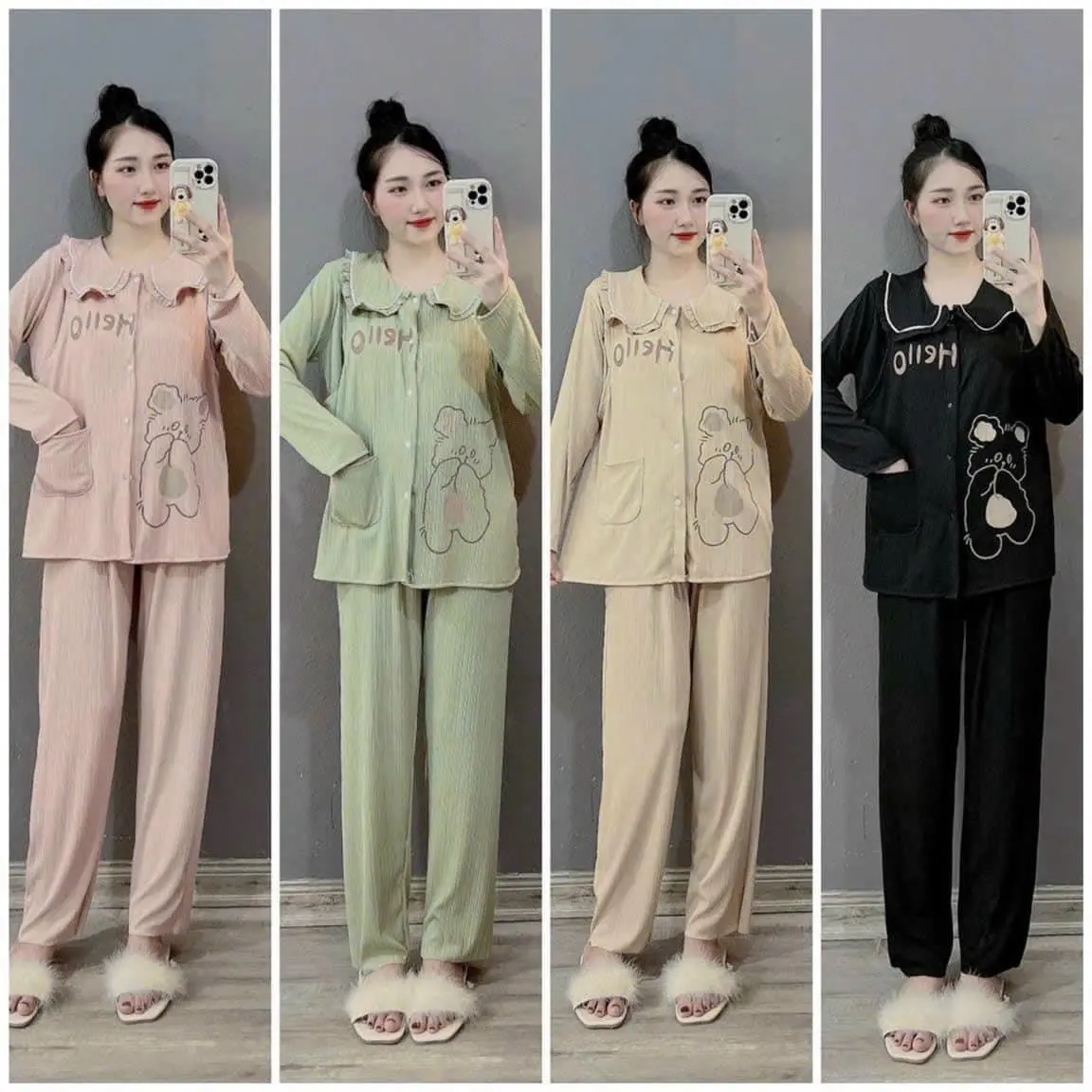 (Có size 50-120kg)Bộ đồ bầu và sau sinh bigsize chất thun tăm cực đẹp