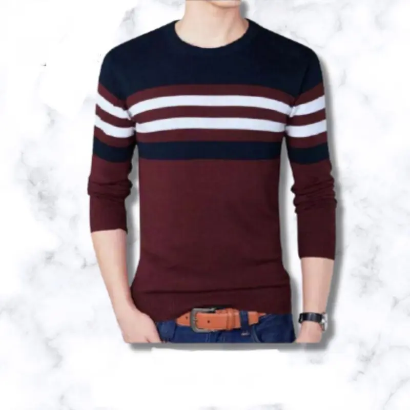 SWEATER RAJUT PRIA CROSSLINE HIGHT QUALITY Tebal 0