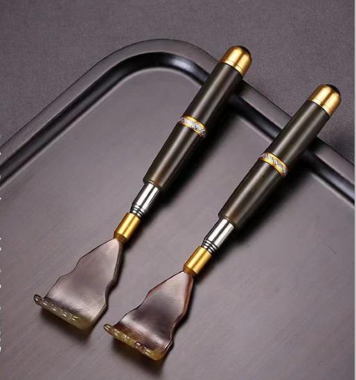 Cây Gãi Lưng Mát Xa 2in1 Có thể Tùy Chỉnh Độ Dài, Gậy Gãi Lưng Rút Gọn Đa Năng (GDQT186)