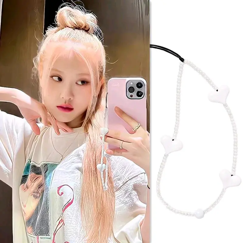 Gantungan hp tali hp love mutiara | Phone strap phone charm ala blackpink