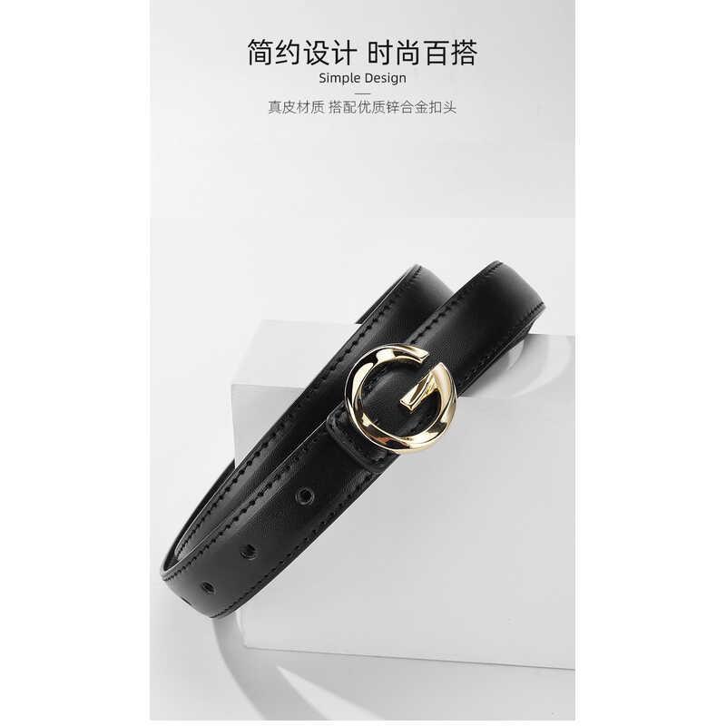 Product Introduction of New Fashion Elegant Belts for Jeans Clothing Accessories Thin Waistband Metal Buckle PU Leather Y2k Belt Women 2024 2