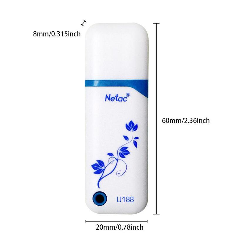 Product Introduction of Netac 64GB Portable USB Flash Drive, USB 2.0 Flash Drive, Creative USB Flash Drive, Fast Read & Write Support USB2.0 Plug and Play Flash Drive 1