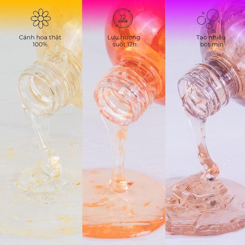 Sữa Tắm Nước Hoa Nhật Bản Avatar, Bộ 3 Chai, Hương Thơm Hoa Oải Hương Thật, Hoa Hồng, Quế, Giúp Làm Trắng Và Mịn Da, 500ml / Chai, Thiết Kế Hoa Sen 6