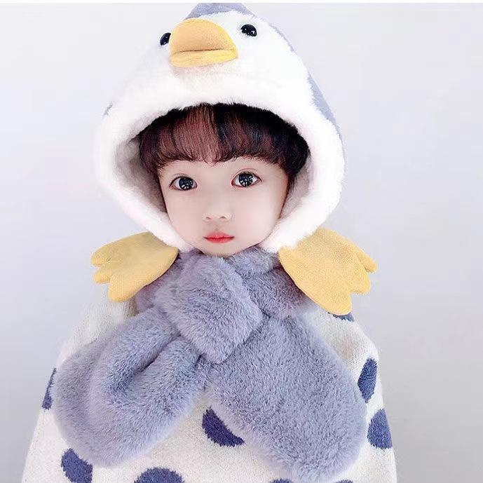 Mũ HÌNH CHIM CÁNH CỤT Bé 4-8 TuổiCAM KẾT CHUẨNMŨ LEN CHO BÉ TRAI BÉ GÁI KÈM KHĂN QUÀNG CỔ ẤM ÁP(TUYỂN   ) 2