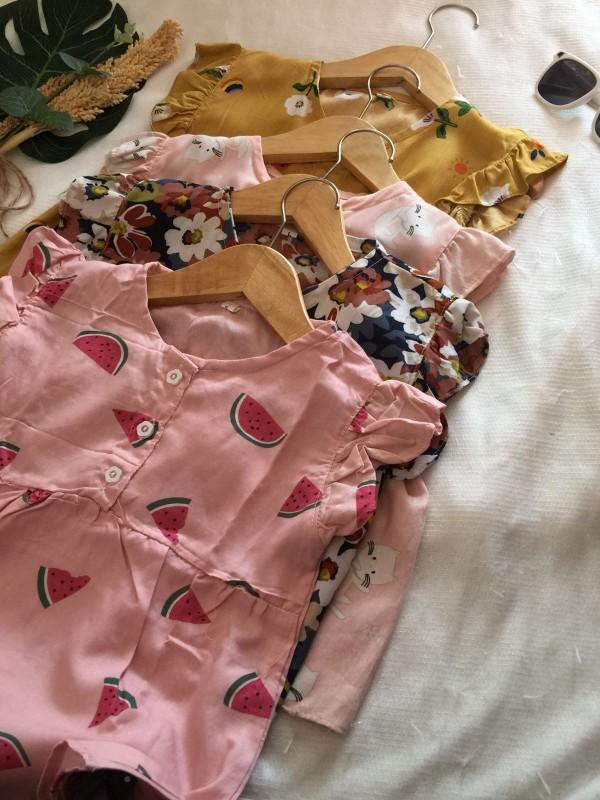 Product Introduction of setelan celana anak perempuan. usia 1th up to 4th setcel rayon anak. bahan rayon viscose Cewek Motif Fashion 2