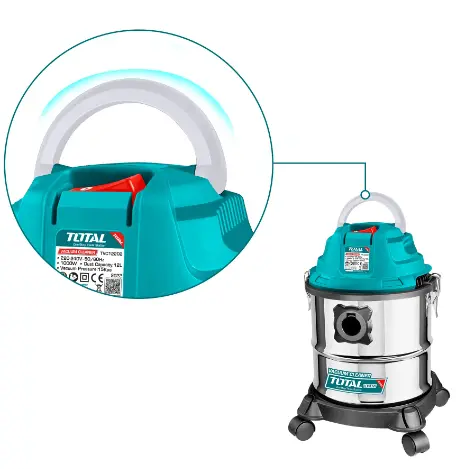 Máy hút bụi 12L-1000W Total  TOTAL TVC12202- CHÍNH HÃNG GIÁ TỐT Làm Sạch 2