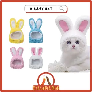 Aksesoris Topi Kelinci untuk Kucing dan Anjing | Accessories Bunny Hat for Cat and Dog